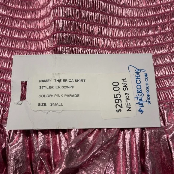 Koch “The Erica Skirt” size small. Color is Pink Parade. New with removed tag.